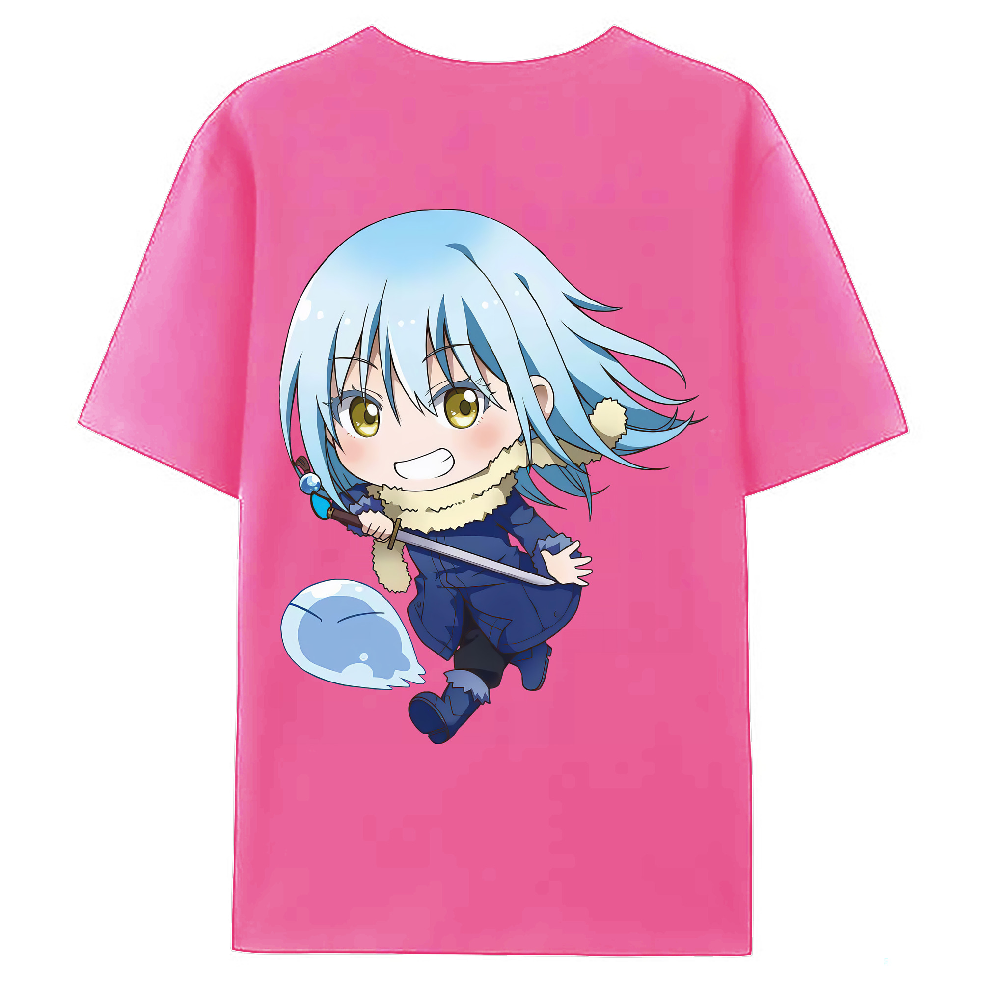 （画像用） 転スラ Regarding Reincarnated to Slime レディース半袖Tシャツ(バックプリント)